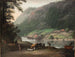 La valle di Tistedalen vicino a Frederikshald in Norvegia - Erik Pauelsen — vista dell’opera