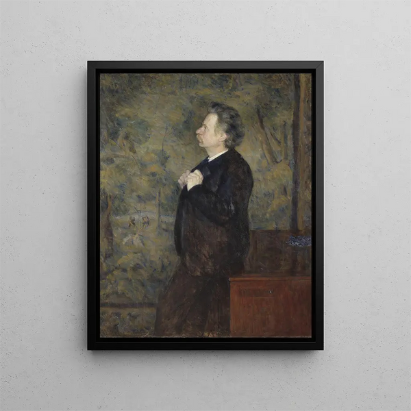 Edvard Grieg Compositore - Erik Werenskiold — quadro incorniciato alla parete