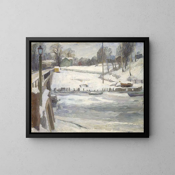 De Lysaker - Erik Werenskiold — quadro incorniciato alla parete