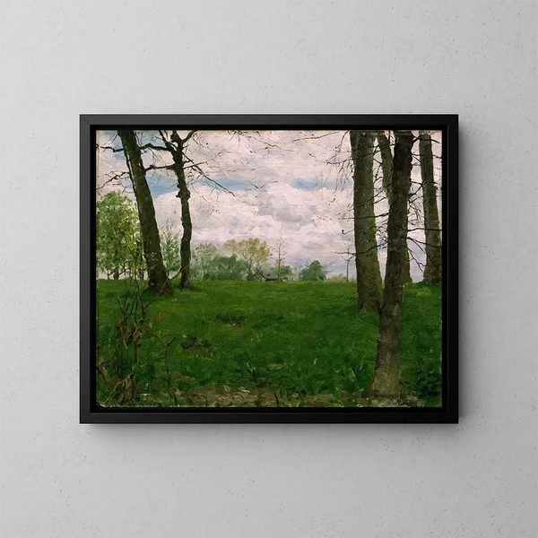 Champs verts - Erik Werenskiold — quadro incorniciato alla parete