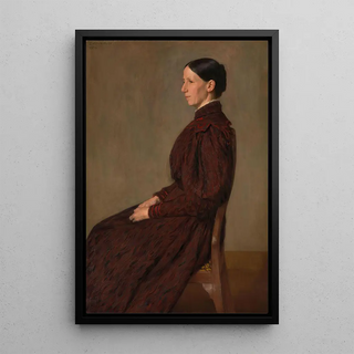 Erik Werenskiold - Portrait of Mrs Anna Dick.webp