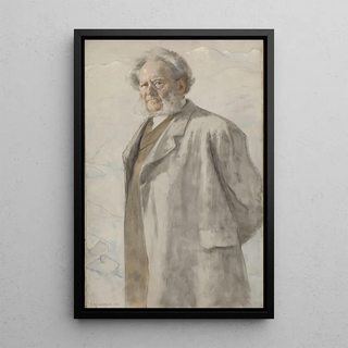 Erik Werenskiold - Portrait of the Poet Henrik Ibsen.webp
