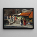Scène di mercato - Erma Zago — quadro incorniciato alla parete