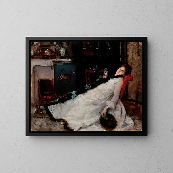 Repos - Ernest-Ange Duez — quadro incorniciato alla parete