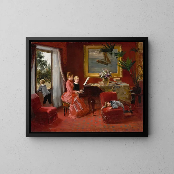 Le Duo - Ernest-Ange Duez — quadro incorniciato alla parete