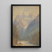 Mont Tutoko - Ernest Arthur Chapman — quadro incorniciato alla parete