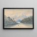 Sur le Bealey, Canterbury, NZ - Ernest Arthur Chapman — quadro incorniciato alla parete