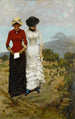 Approchant le rendez-vous - Ernest Giroux — vista dell’opera