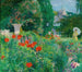 Elegante nel campo di papaveri - Ernest Jean Joseph Godfrinon — vista dell’opera