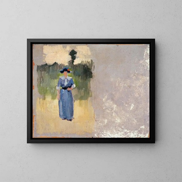 Studio di personaggi: La lezione La Regina - Ernest Jules Renoux — quadro incorniciato alla parete