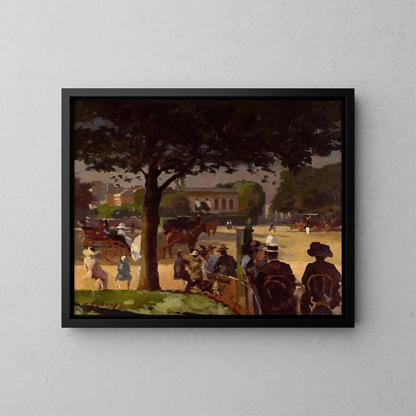 Le Palais rose - Ernest Jules Renoux — quadro incorniciato alla parete