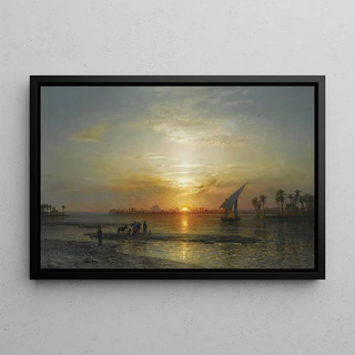 Ernest Karl Eugen Koerner - Twilight on the Nile.webp