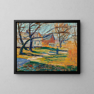 Ernest Lawson - Country Farmhouse.webp