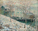 Scène d'hiver sur la rivière Harlem - Ernest Lawson — vista dell’opera