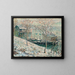 Scène d'hiver sur la rivière Harlem - Ernest Lawson — quadro incorniciato alla parete