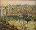 Ponte elevato sotto la luna crescente - Ernest Lawson — vista dell’opera