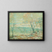 Inwood sul fiume Hudson sotto la neve - Ernest Lawson — quadro incorniciato alla parete
