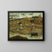 Luce del sole sul fiume Harlem - Ernest Lawson — quadro incorniciato alla parete