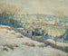 Inverno sul fiume Harlem superiore - Ernest Lawson — vista dell’opera