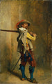 Un moschettiere dell'epoca di Luigi XIII - Ernest Meissonier — vista dell’opera
