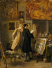Un artista che mostra il suo lavoro - Ernest Meissonier — vista dell’opera