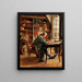 The Bibliophile - Ernest Meissonier — quadro incorniciato alla parete