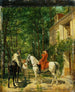 L'Auberge du Bord de la Route - Ernest Meissonier — vista dell’opera