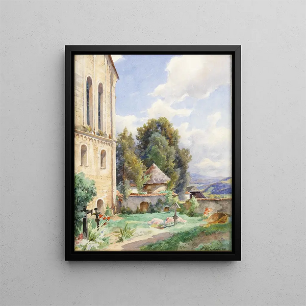 Jugement du concombre - Ernestine von Kirchsberg — quadro incorniciato alla parete