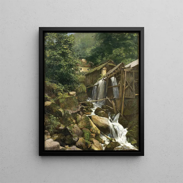 Moulin délabré - Ernestine von Kirchsberg — quadro incorniciato alla parete