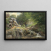 Ruisseau forestier au soleil - Ernestine von Kirchsberg — quadro incorniciato alla parete