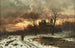 Crepuscolo d'inverno nella valle del Reno - Ernesto Strigelli — vista dell’opera