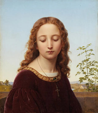 Ernst Deger - Portrait of a Young Woman.webp