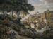Paesaggio montano italiano con ponte in pietra - Ernst Fries — vista dell’opera