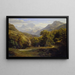 Paesaggio montano - Ernst Fries — quadro incorniciato alla parete