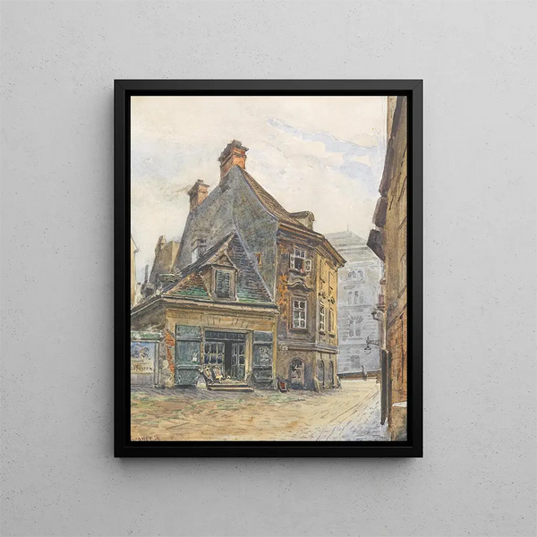 su Mölkerbastei - Ernst Graner — quadro incorniciato alla parete