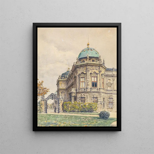 Entrée del Belvedere superiore - Ernst Graner — quadro incorniciato alla parete