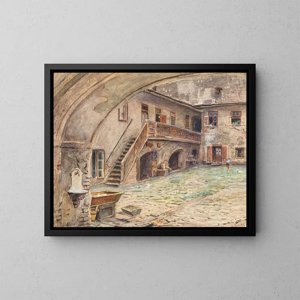 Corto nella Kahlenbergerstraße - Ernst Graner — quadro incorniciato alla parete