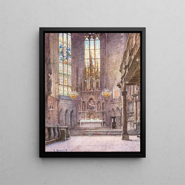 Nordchor del Stephansdom - Ernst Graner — quadro incorniciato alla parete