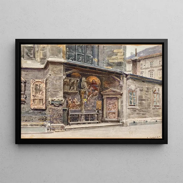 Zahnwehherrgott al coro di Saint-Étienne - Ernst Graner — quadro incorniciato alla parete
