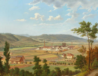 Ernst Gustav Doerell - View of a Factory in st nad Labem.webp