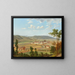 Vista di una fabbrica a St. Nadejda Labem - Ernst Gustav Doerell — quadro incorniciato alla parete