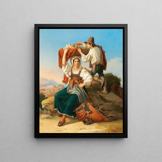 Ernst Heinrich Wilhelm Hampe - Family Resting on their Return Home.webp