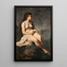 Studio di nudo femminile - Ernst Josephson — quadro incorniciato alla parete