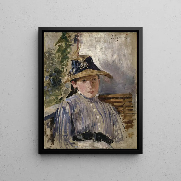 Fille en bleu - Ernst Josephson — quadro incorniciato alla parete