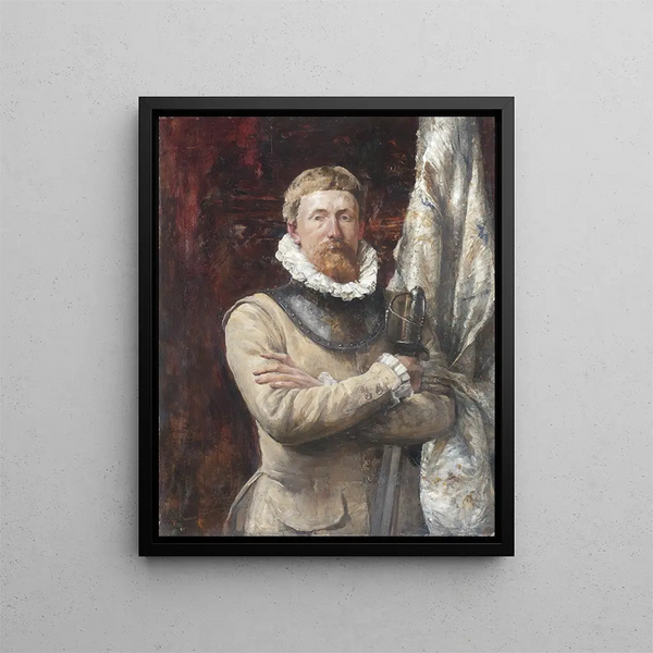 Hugo Birger l'artiste en mercenaire - Ernst Josephson — quadro incorniciato alla parete
