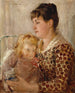Madre e figlio L'epouse e la figlia dell'artista Allan Sterlind - Ernst Josephson — vista dell’opera