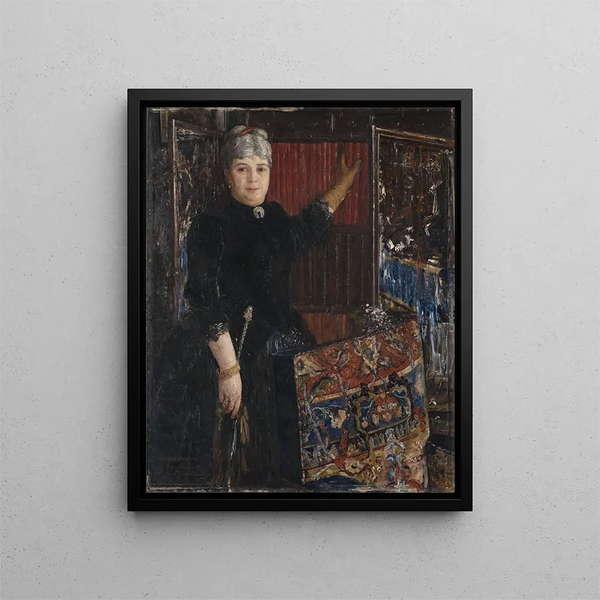 Mme Caroline Schloss - Ernst Josephson — quadro incorniciato alla parete