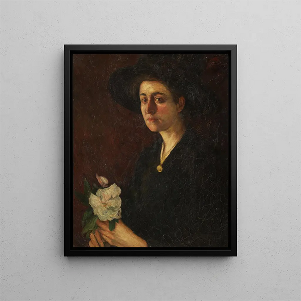 Ritratto di Mlle Genet - Ernst Josephson — quadro incorniciato alla parete