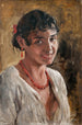 Studio di giovane ragazza spagnola sorridente - Ernst Josephson — vista dell’opera