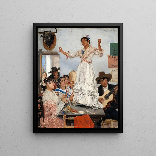 Danza spagnola - Ernst Josephson — quadro incorniciato alla parete